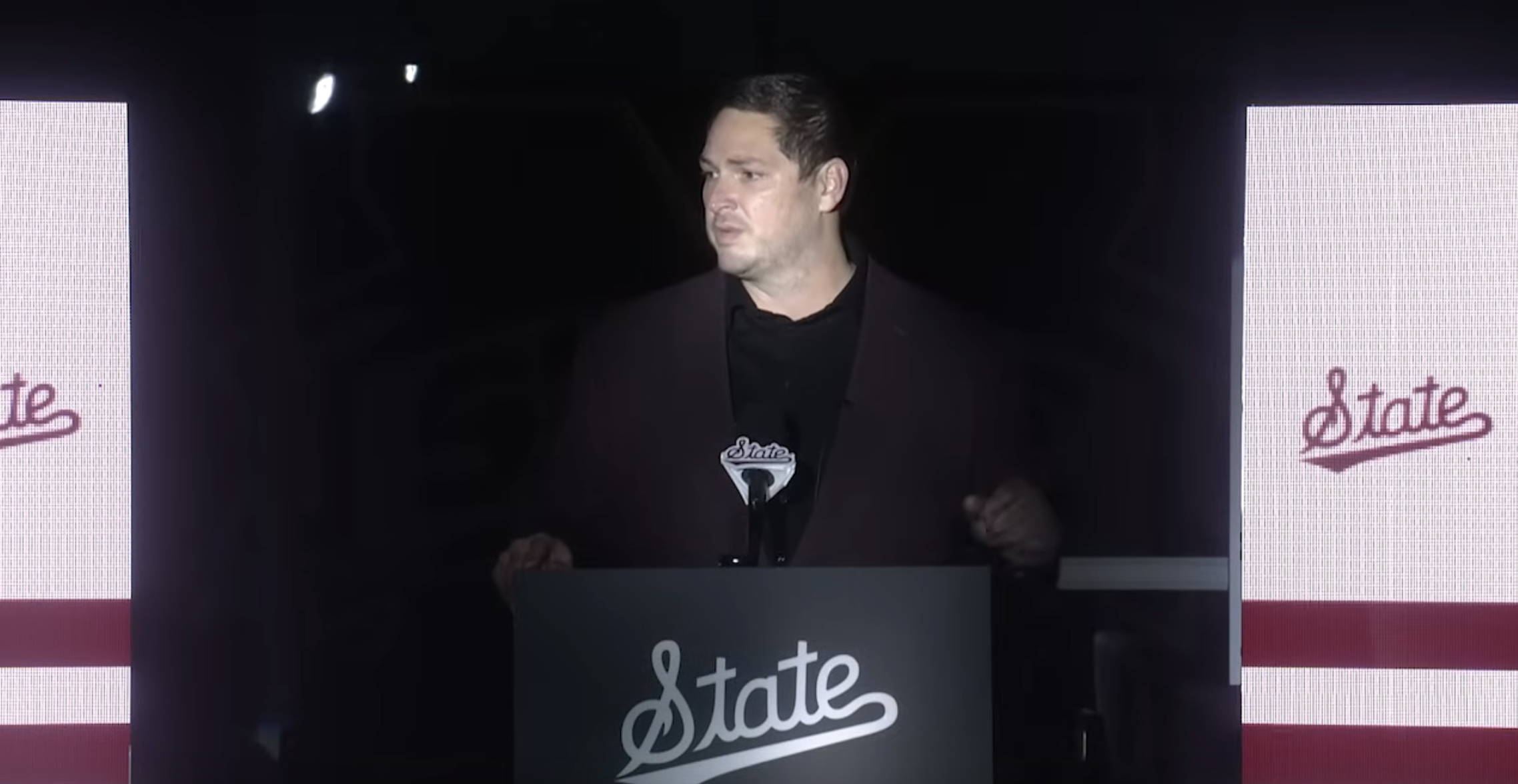 Jeff Lebby screenshot via Mississippi State Athletics on YouTube
